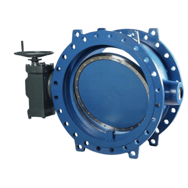 Válvula de borboleta de flange dupla